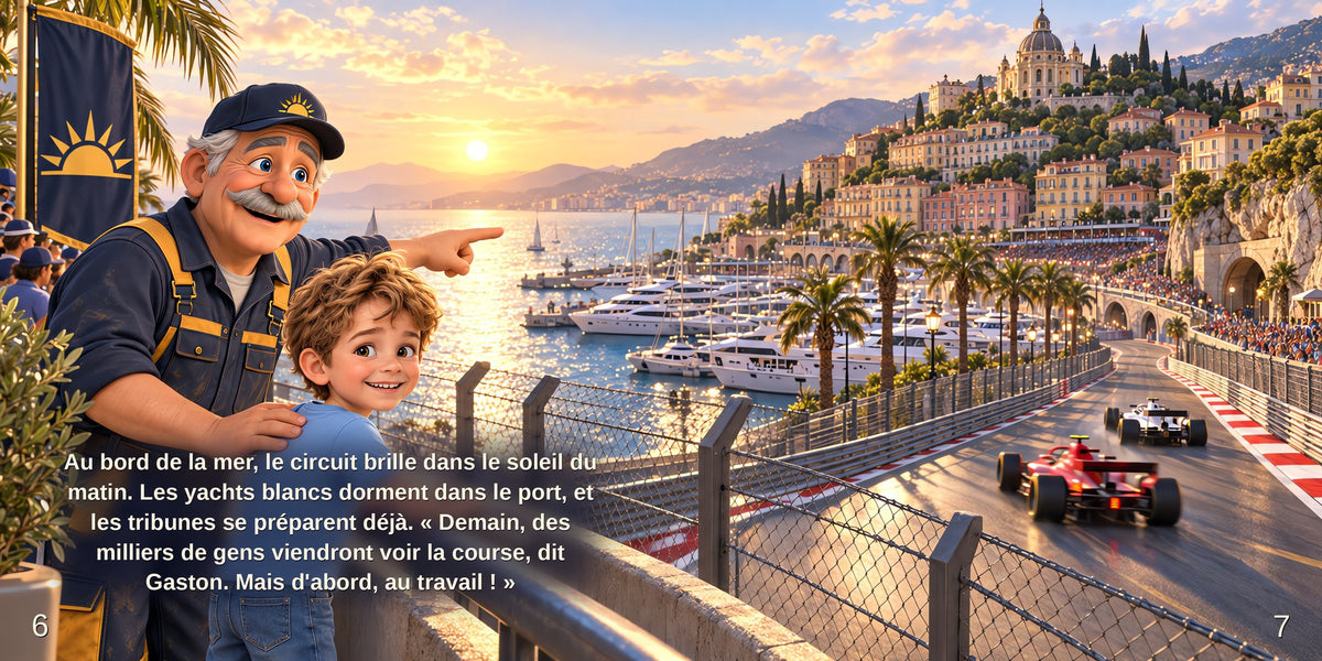 Une double page qui s'ouvre comme un décor de cinéma
