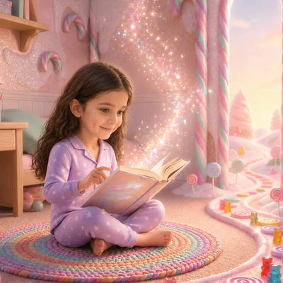 Page illustrée d'un livre personnalisé Pixly Story